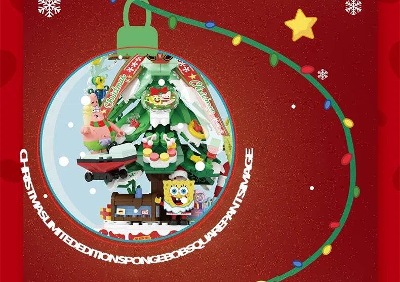 Spongebob Cartoon Krusty Krab Restaurant Building Blocks Toy - ToylandEU