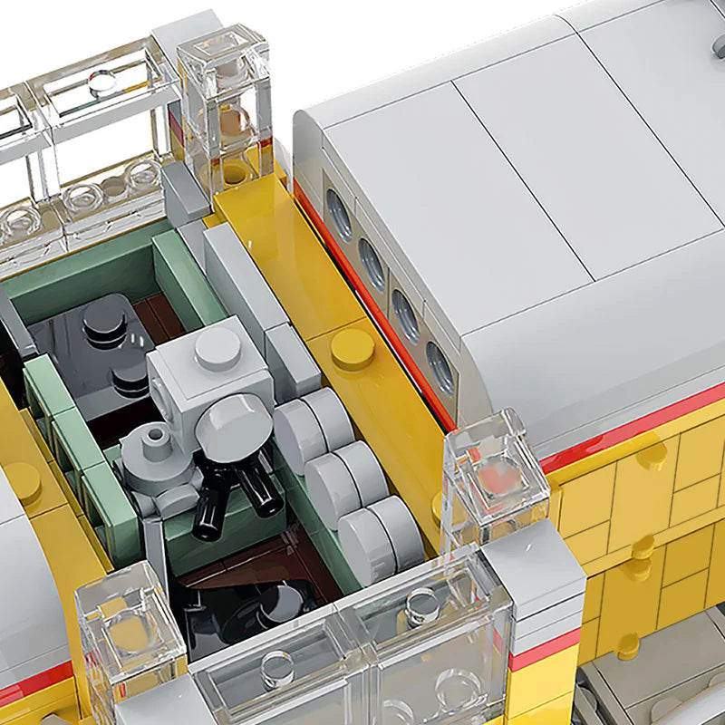 Boxcar Goods Wagon Building Block Kit MOC Railway Carriage - ToylandEU