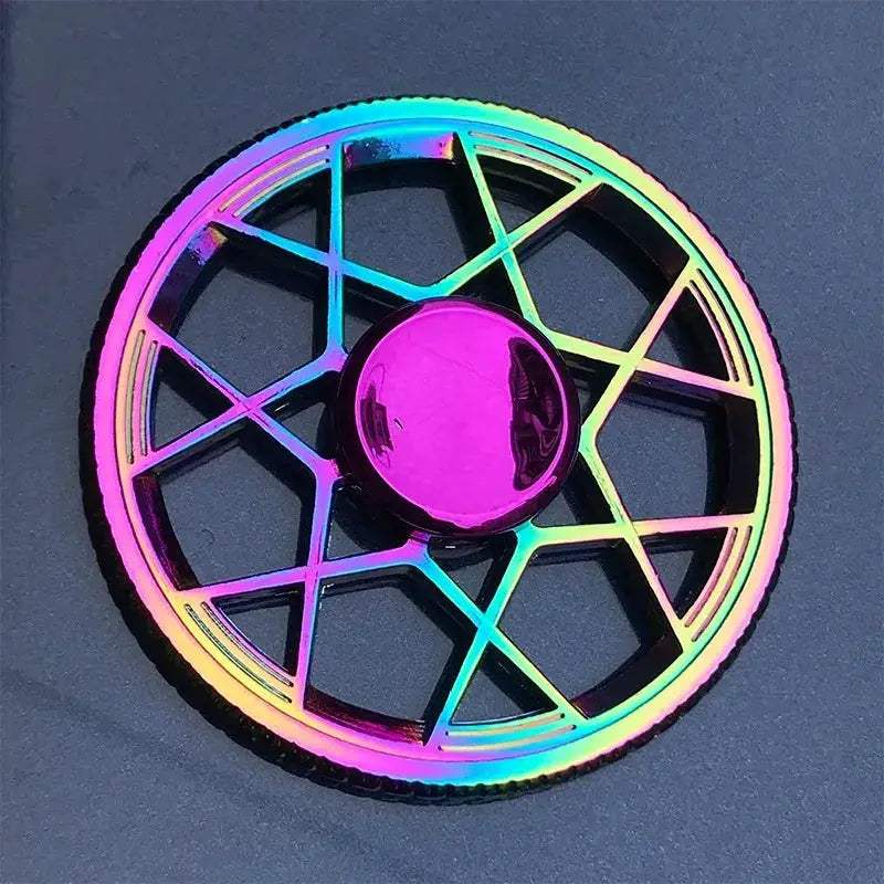 Colorful Metal Fidget Spinner Stress Relief Toy For Adults - ToylandEU