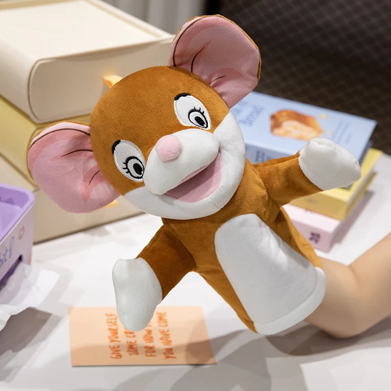 Plush Hand Puppets | 28 CM Size | Cat And Mouse Design | Family Playtime