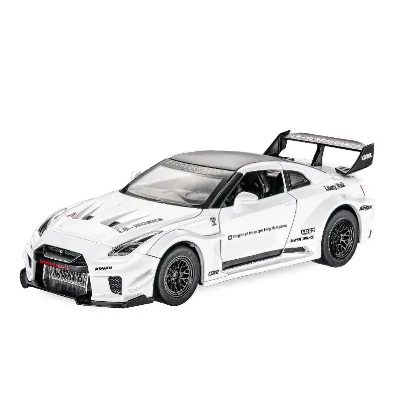 1:32 GTR GT-R R35 R34 Supercar Alloy Car Model Diecasts & Toy Vehicles Toy Cars Kid Toys For Children Gifts Boy Toy - ToylandEU