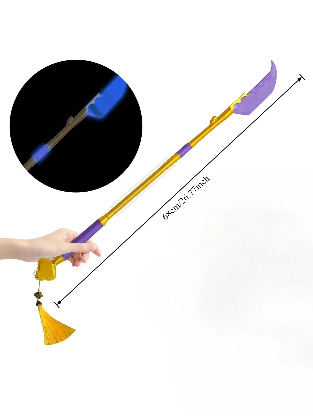 Long Sword Prop | Plastic Fantasy Design | Cosplay Accessory | Adult Size