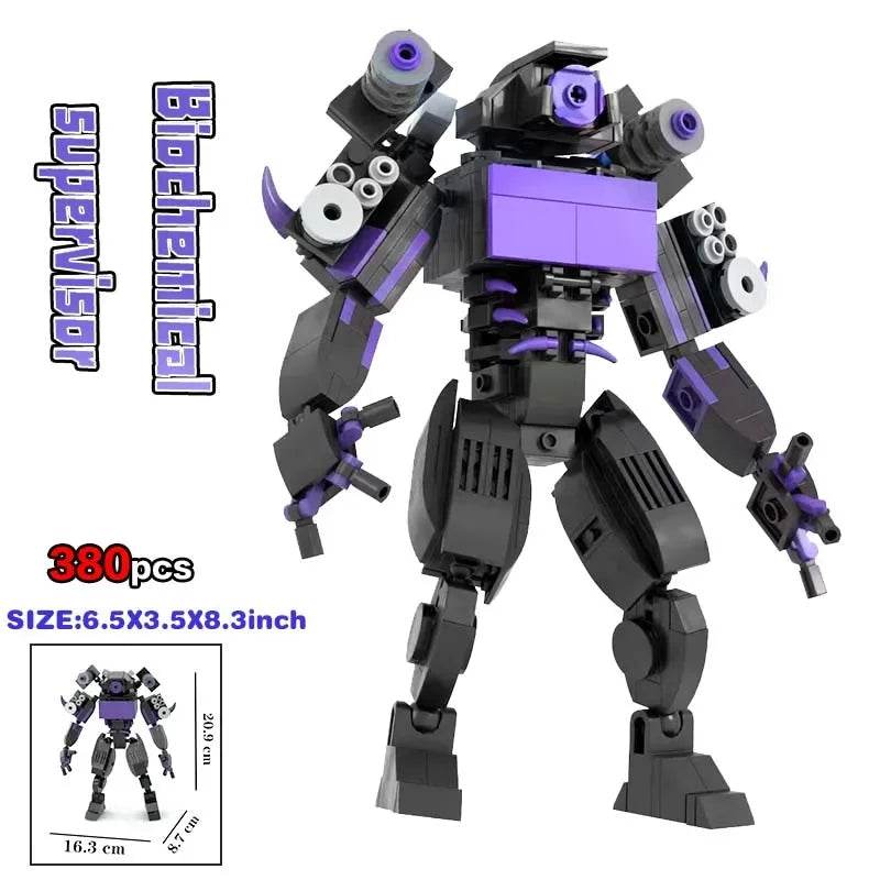 Moc Skibidi Toilet Action Figures Building Blocks For Kids Building Bricks MOC - ToylandEU