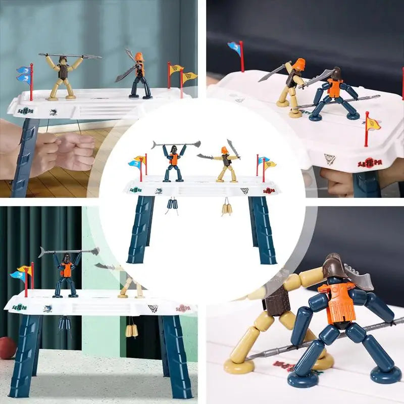 Epic Action Figures Duel Board Game - Fun for Kids & Friends!