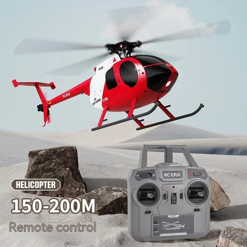 1:28 Remote Control Helicopter Rc Era C189 Bird Tusk Md500 Dual - ToylandEU