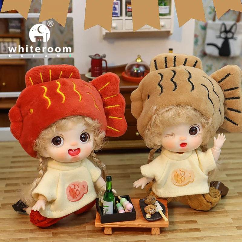 Ob11 Bjd Doll Boy Pig Face Piggy Ball-jointed Mini Doll Gift - ToylandEU