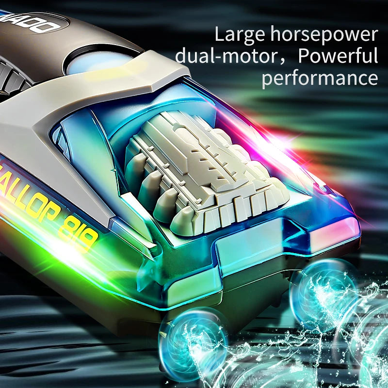 Remote Control Boat | High Speed | 3.7V 1200mAh Battery | One Size