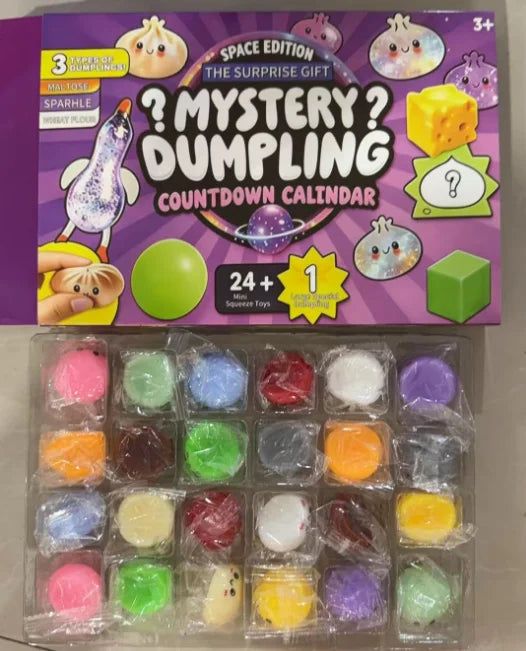Squishy Advent Calendar | 2026 Slow Rising Toys | Stress Relief Fidgets