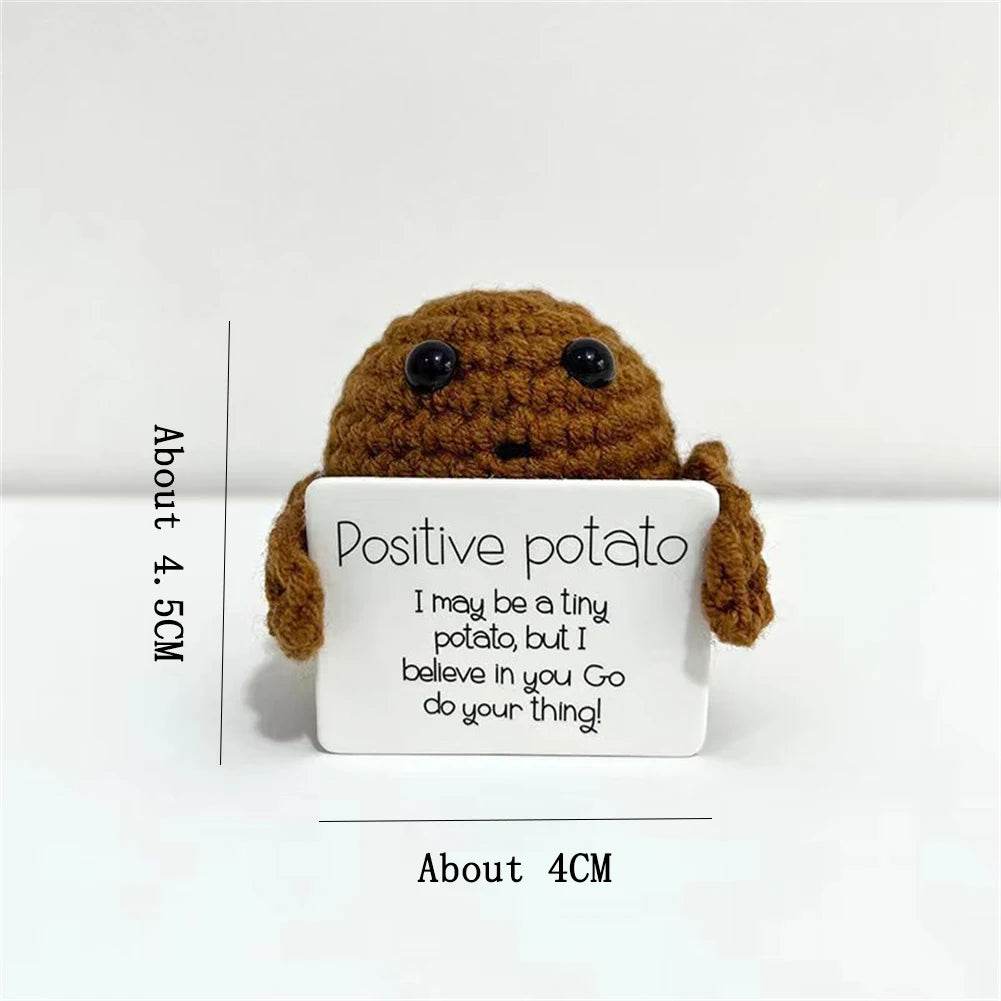 Positive Cute Potato Home Room Decor Mini Plush Doll - ToylandEU