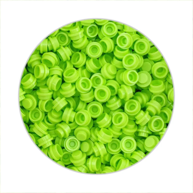 Building Block Plates | 1X1 Round Shape | Lego Compatible | Assorted Pack