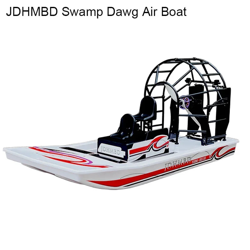 RC JDHMBD GARTT High-Speed Swamp Dawg RC Boat - Turbo Cruise Brushless Remote Control 2-Channel Watercraft