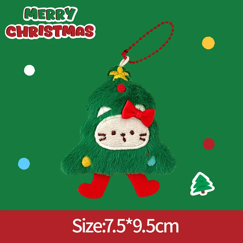 Christmas Plush Ornament | Santa Claus Snowman | Soft Touch Design