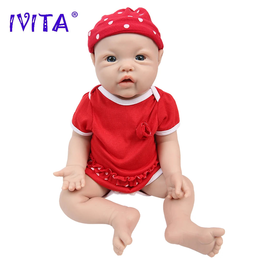 Realistic Full Body Silicone Reborn Baby Doll, 16.92 inch 2.69kg - ToylandEU