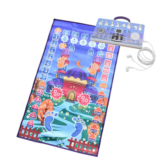 Interactive Islamic Prayer Mat With Digital Speaker For Kids