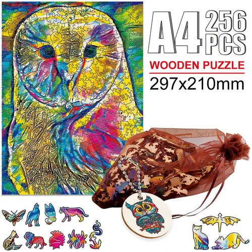 Hummingbird 3D Wooden Puzzle with Key Chain and Mesh Bag for Educational Fun ToylandEU.com Toyland EU