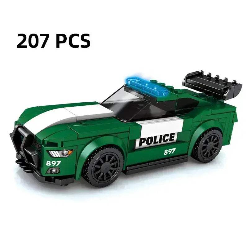 MOC Racing Car Lego Compatible Building Blocks Set For Kids - ToylandEU
