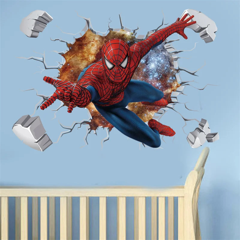 Wall Stickers | 3D Marvel Avengers | Kids Room Decor