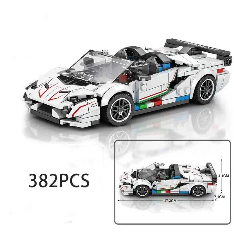 Speed Series Racing Sports Vehiclea Technique Car Supercar Building Blocks Set Bricks Classic MOC Model Toys For Kids - ToylandEU