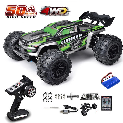 RC Cars 2.4G 390 Moter High Speed Racing with LED 4WD Drift Remote Toyland EU