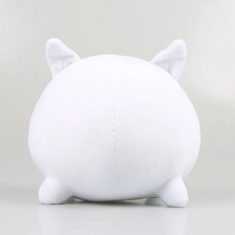 20cm The Battle Cats White Cat Plush Toy - ToylandEU