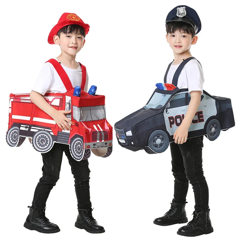 Racing Adventure Kids' Cosplay Costume - Unisex Halloween Excitement