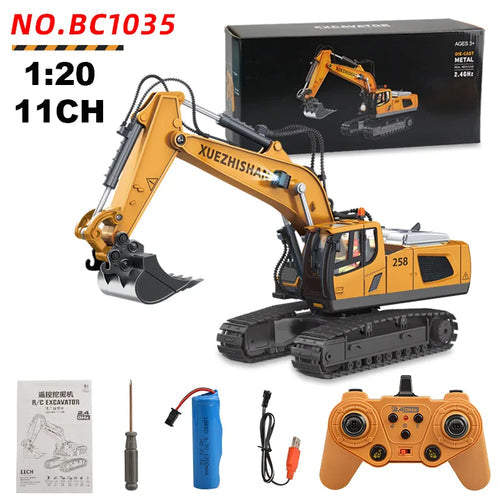 RC Construction Vehicle Set with Remote Control, 1:24 Scale, 4 Wheel Drive, High Quality AliExpress Toyland EU