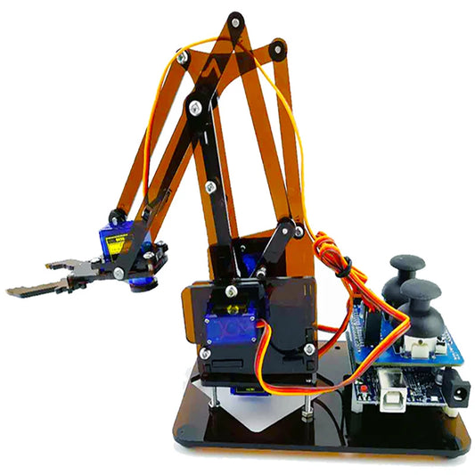 DIY Robotic Arm Kit with Programmable Claw for Creative Makers