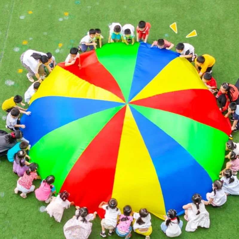 Outdoor Rainbow Umbrella for Children's Learning and Play - ToylandEU