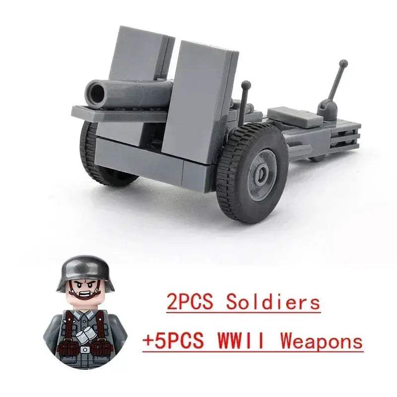 Lego Compatible Military Building Blocks Set With Weapons - ToylandEU