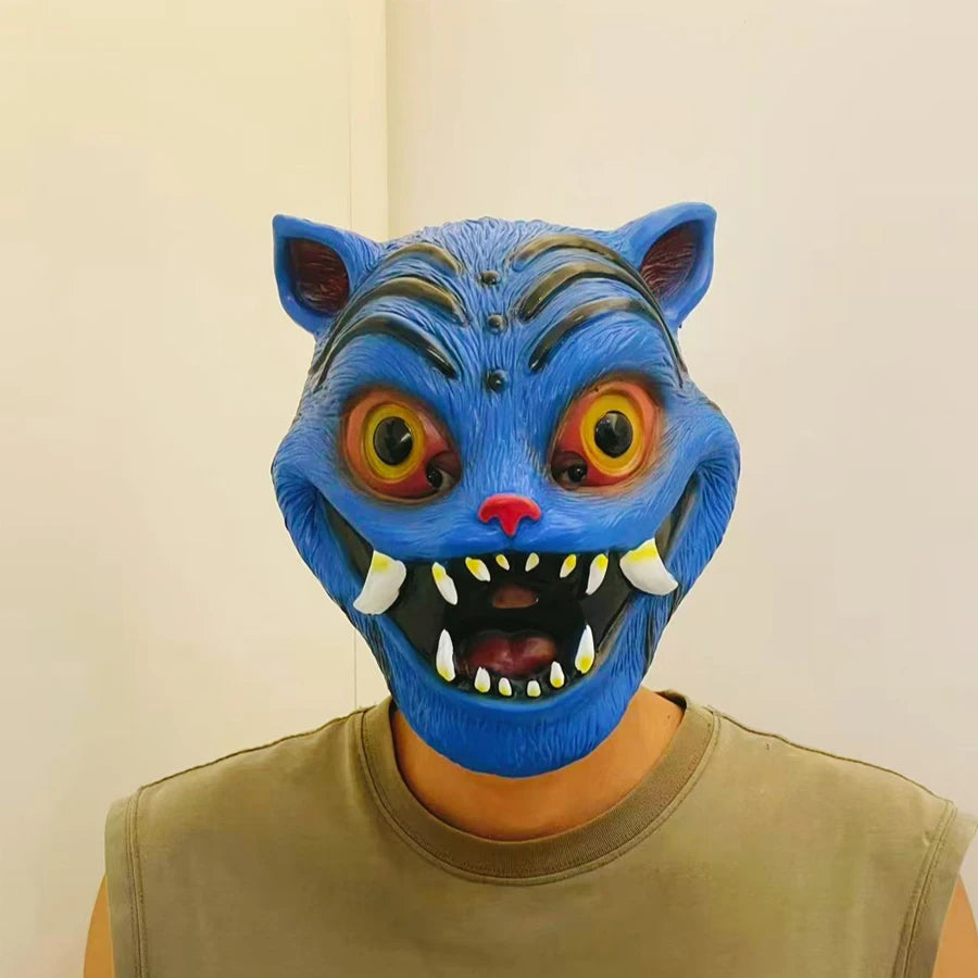 Cosplay Mask | Derpy Tiger | Latex Material | Adult Unisex
