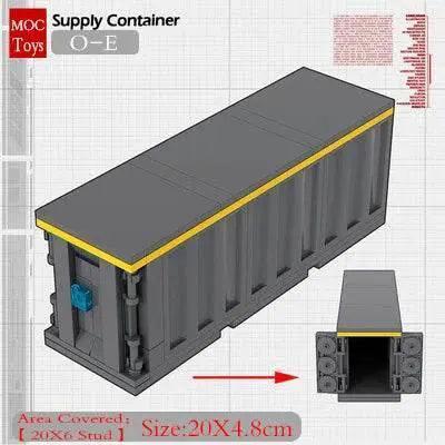 Military Weapons Missile Model Building Blocks Supply Container - ToylandEU