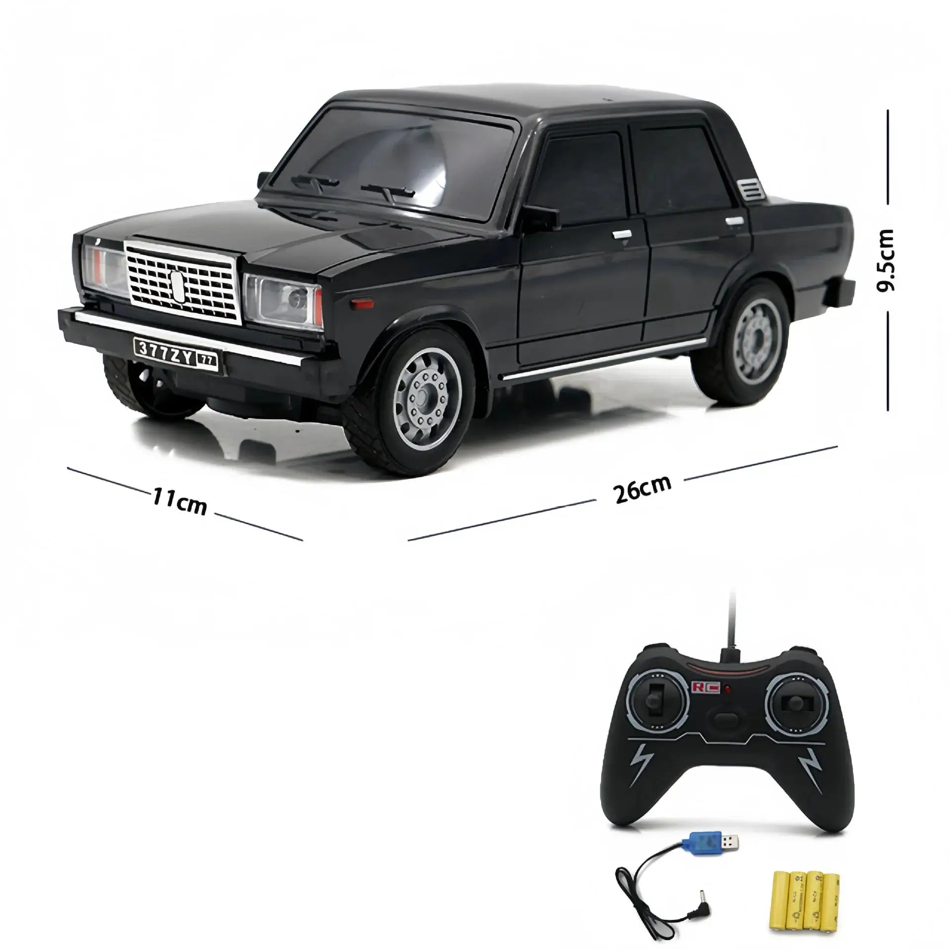 1:12 Rada Remote Control Car Simulation Car Sedan Model Children Remote Control Toy Car Birthday Gift - ToylandEU