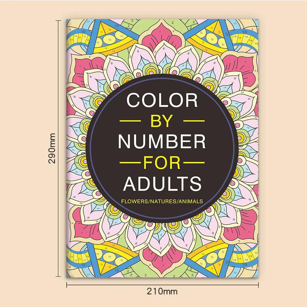 Color By Number Book | 32 Themes | Toylandeu™