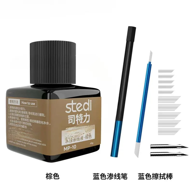 Fluorescent Panel Liner Paint | 40 g | Water-Based | With Tools
