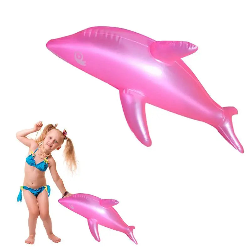 Inflatable Dolphin Pool Toy - Perfect for Kids' Birthday Parties!