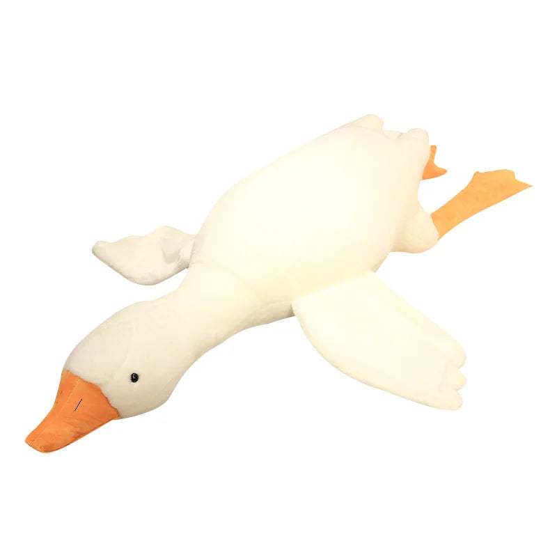 Big Size Fluffy Big White Goose Plush Toys Sleep Pillow Animal Goose - ToylandEU