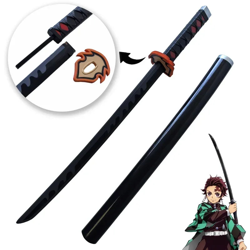 Demon Slayer Katana Sword | 72 Cm Full Length | Eva Foam Material | Anime Prop