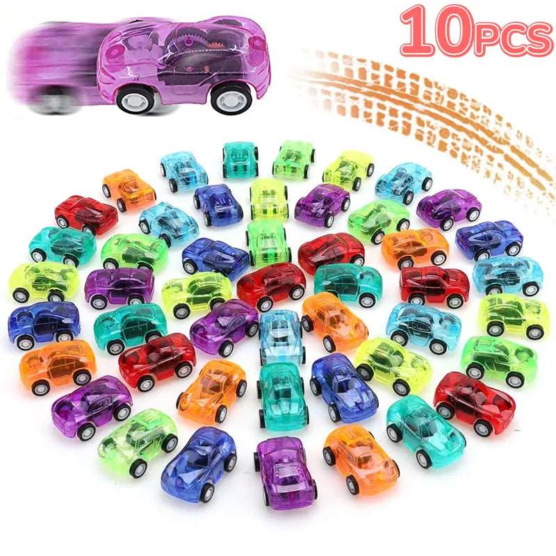 10/1Pcs Pull Back Racer Mini Car Toys Kids Birthday Party Favor - ToylandEU