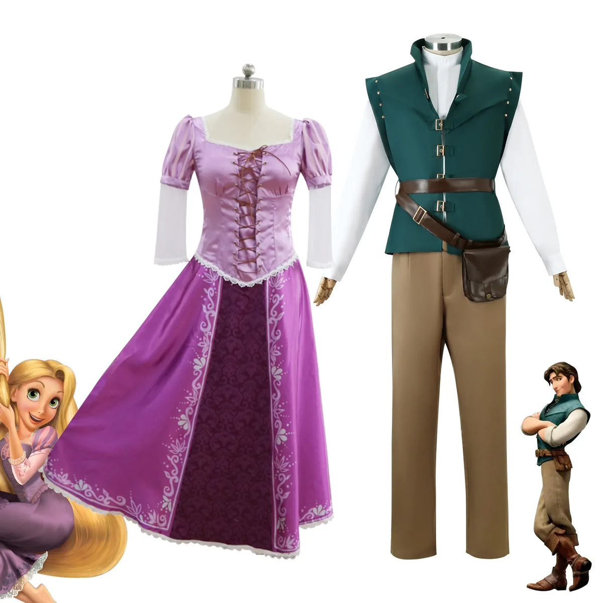Kids Fantasy Cosplay Costume | Polyester Fabric | Two Piece Set | Youth Sizes
