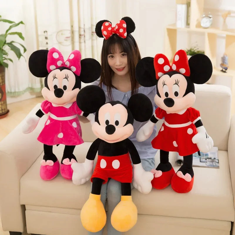 Disney Mickey Mouse Plush Toys For Kids Birthday Gift