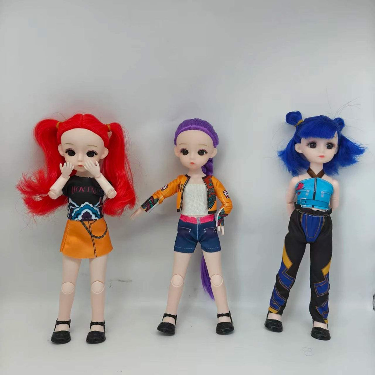 Princess Fashion Doll | Long Hair | Interchangeable Clothes | Articulated Joints