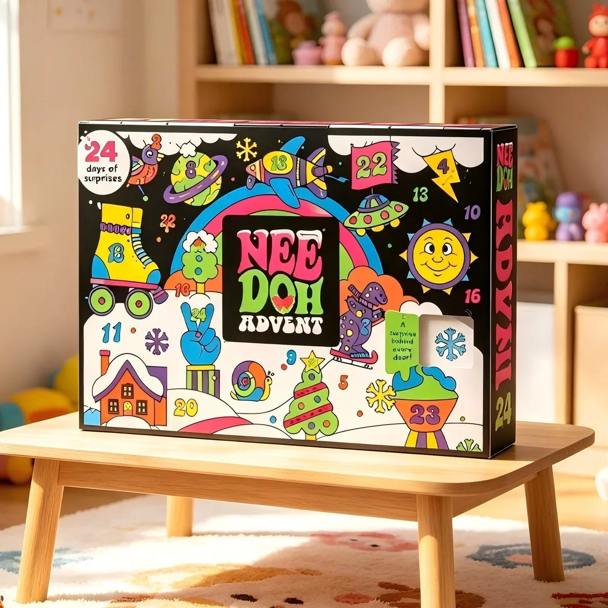 Advent Calendar | 2026 Stress Relief Toy Surprise Box | 3D PVC Fidget Dolls | Holiday Countdown Gift