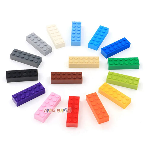 20pcs Educational Building Blocks: Thick Figures Bricks 2x6 Dots DIY Kit ToylandEU.com Toyland EU