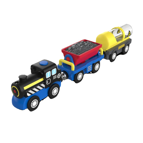 Children's Battery Operated Electric Train Set with Diecast Magnetic Locomotive ToylandEU.com Toyland EU