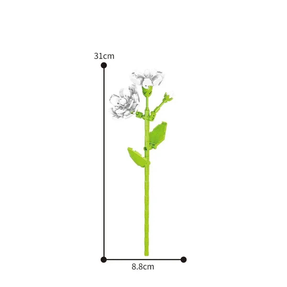 Eternal Block Flower Assembly Bouquet Desktop Decoration Toy - ToylandEU