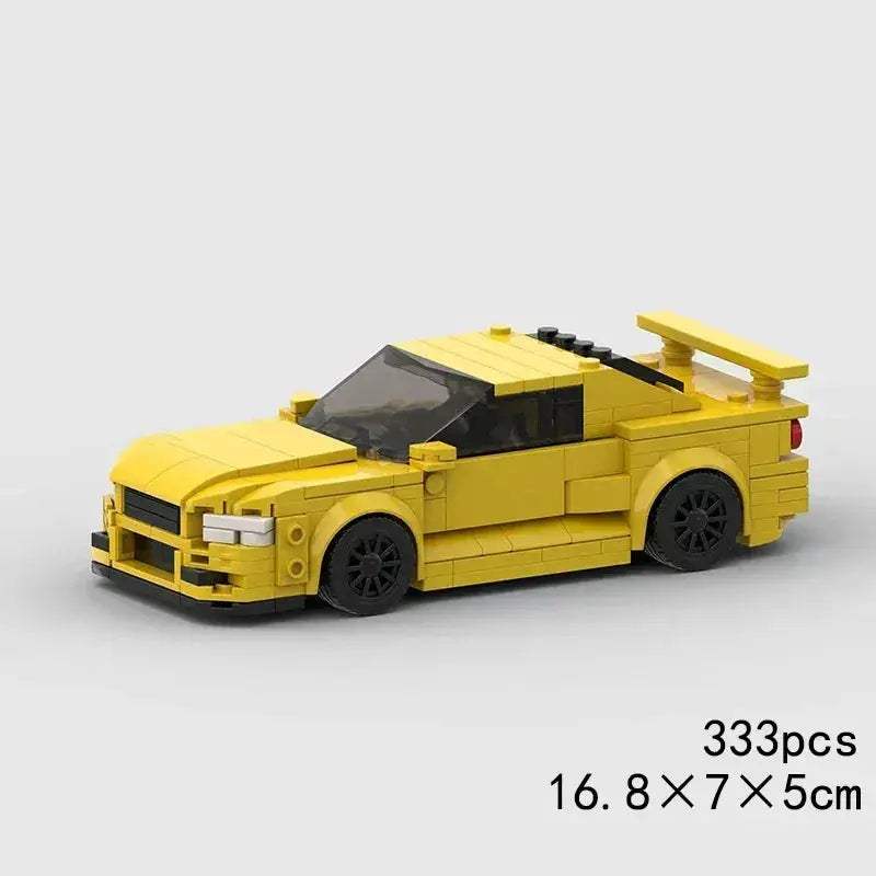 MOC LEGO Compatible Race Car Building Blocks Set For Kids - ToylandEU