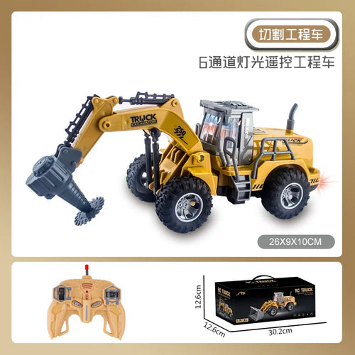 Rc Car Toys Truck 1:30 Wheel Shovel Loader 6CH 4WD Metal Remote ToylandEU.com Toyland EU