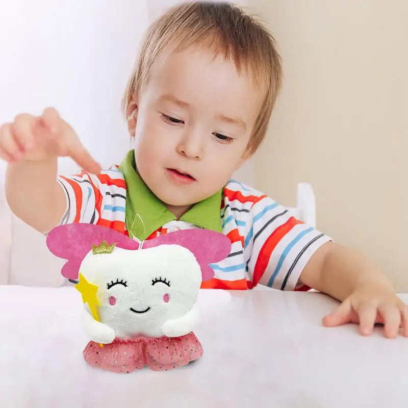 Charming Tooth Fairy Plush Doll - Colorful Soft Toy for Kids' Joy