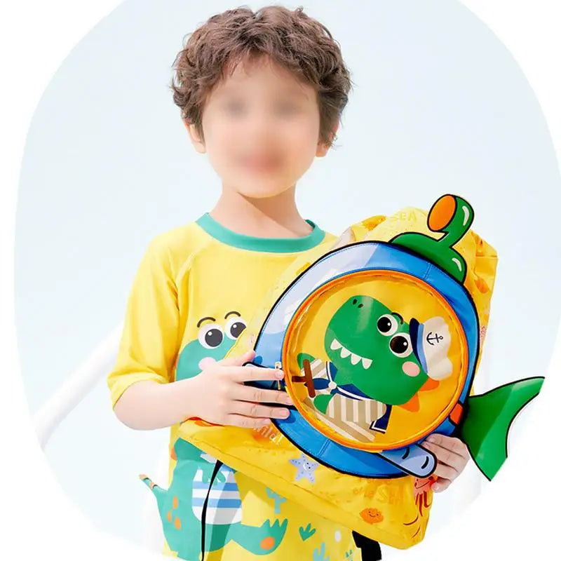 Vibrant Kids' Animal Swim Backpack - Perfect Wet/Dry Beach Bag