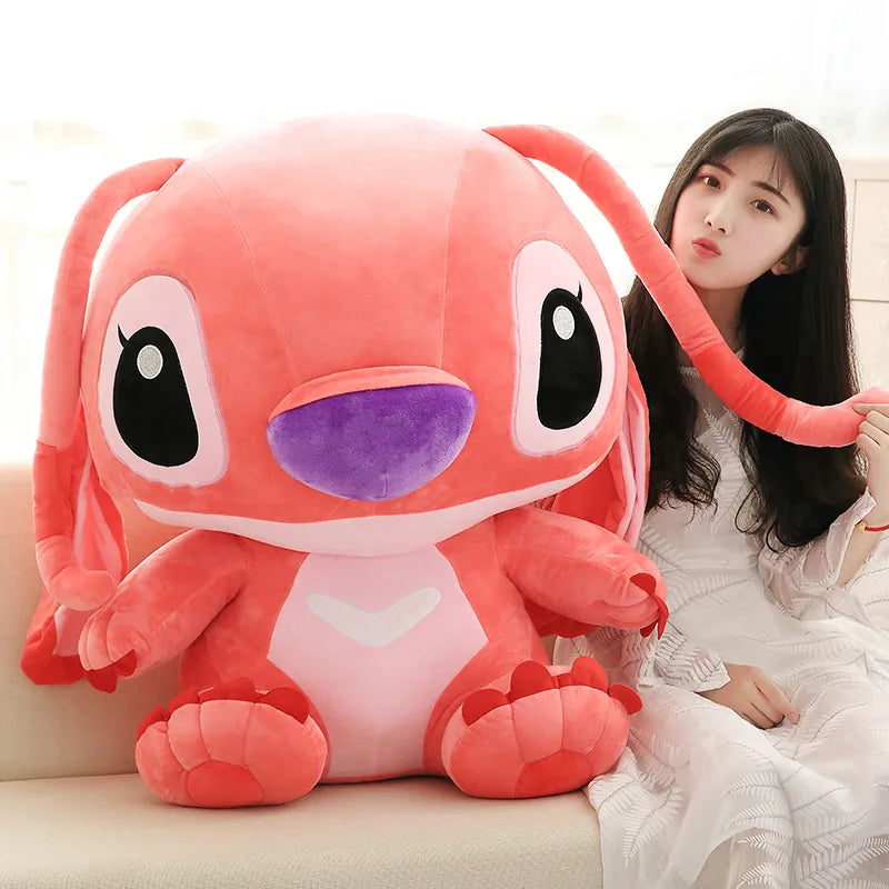 20-60cm Genuine Disney Kawaii Large Stitch Plush Toy Cute Anime Toyland EU